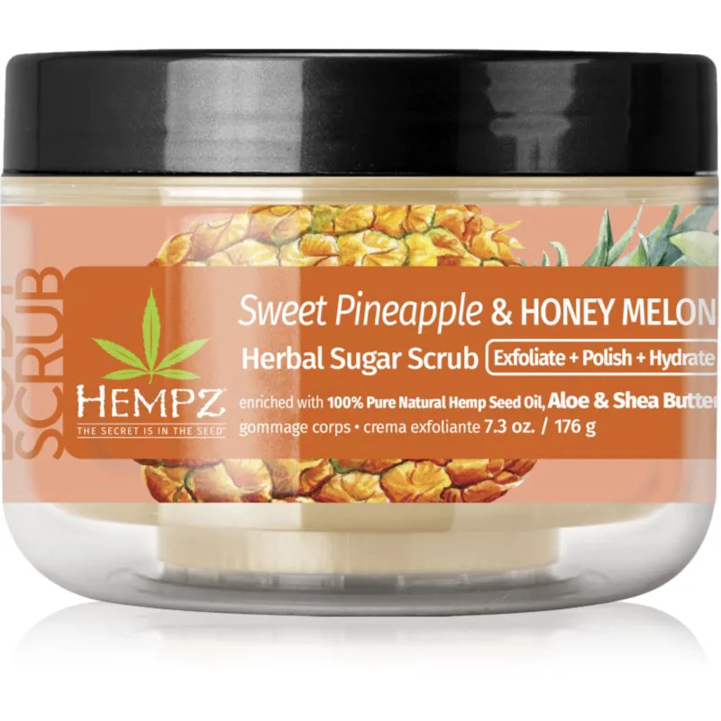 HEMPZ Sweet Pineapple Honey Melon Scrub σώματος 176 γρ