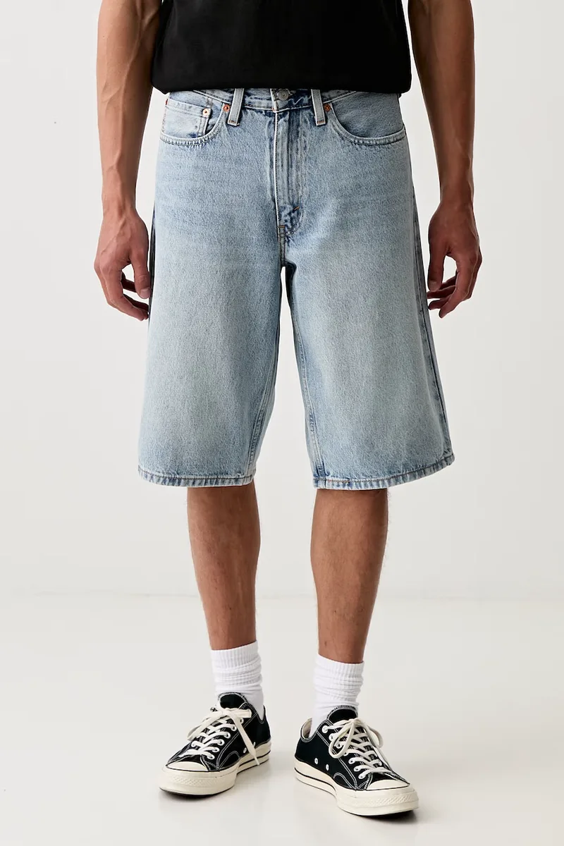 Levi's σορτς γυναικεία ντένιμ 470 BAGGY