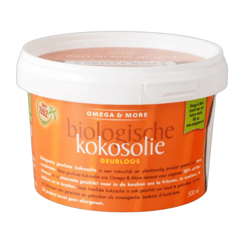Omega&More Coconut oil Odorless Organic -500ml