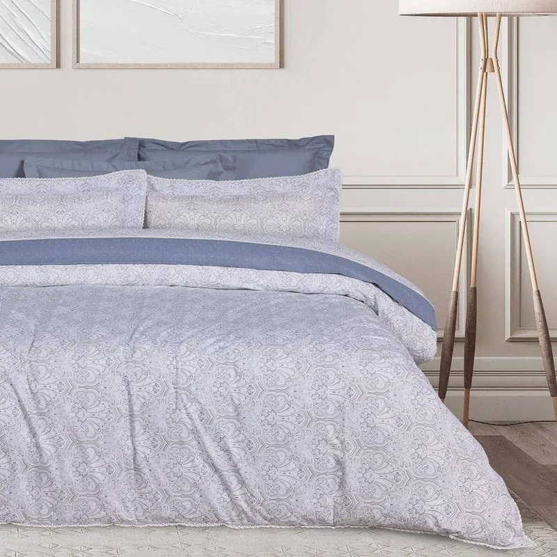ΣΕΝΤΟΝΙΑ KING SIZE DAS HOME PRESTIGE 1693 ΣΕΤ 4 ΤΜΧ (250X270CM)