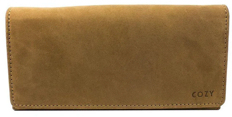 ΔΕΡΜΑΤΙΝΟ ΠΟΡΤΟΦΟΛΙ COZY BUFFALO 1089 ΚΑΦΕ