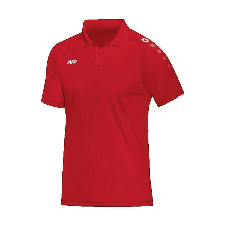 Πόλο με κοντά μανίκια Jako Polo Classico manches courtes rouge