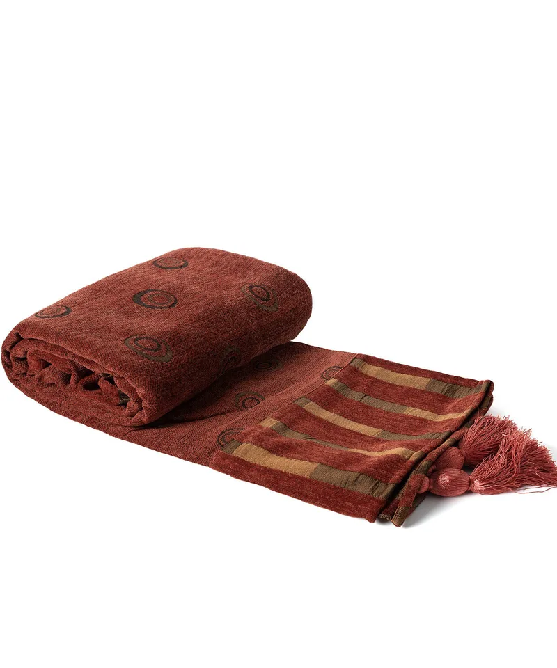 Ριχτάρι Πολυθρόνας Silk Fashion Nx5103 Πορτοκαλί 150x180