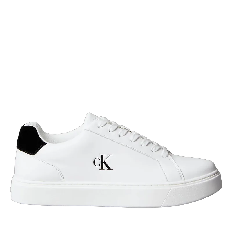 Ανδρικά Δερμάτινα Sneakers Λευκά Calvin Klein YM0YM01435-01W