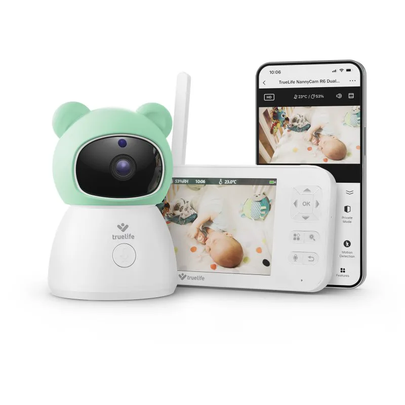 TrueLife NannyCam R6 Dual Smart Ψηφιακό σύστημα παρακολούθησης μωρού με βίντεο 1 τμχ