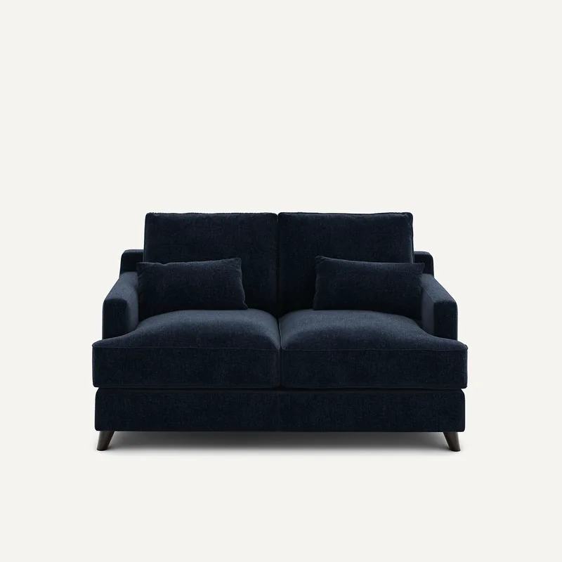 Καναπές 2 θέσεων από βελούδινο chenille Μ100xΠ150xΥ83cm