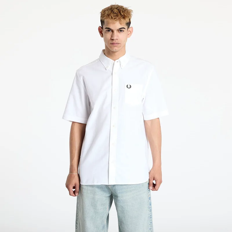 Πουκάμισο FRED PERRY Oxford Shirt White L