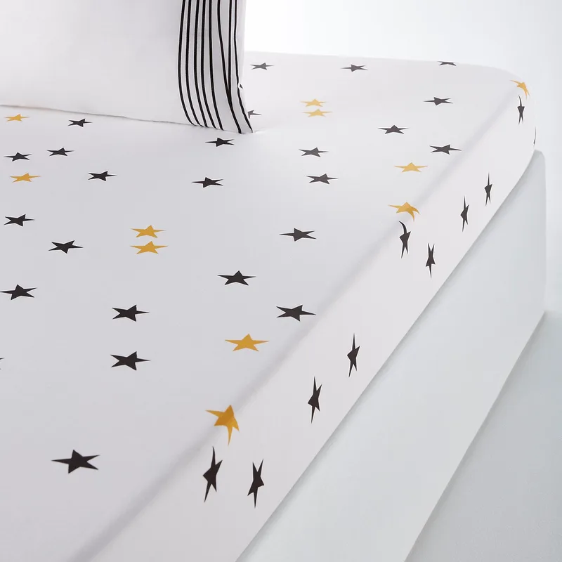 Βαμβακερό σεντόνι με λάστιχο 140x190 cm