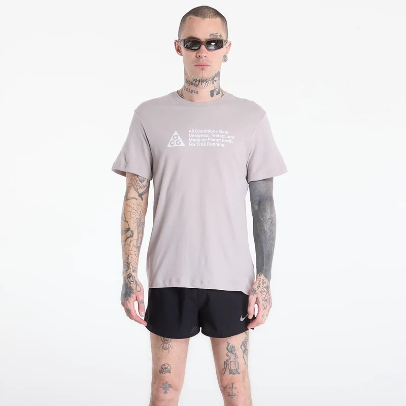 T-shirt Nike ACG Men's Dri-FIT Trail Running T-Shirt College Grey L