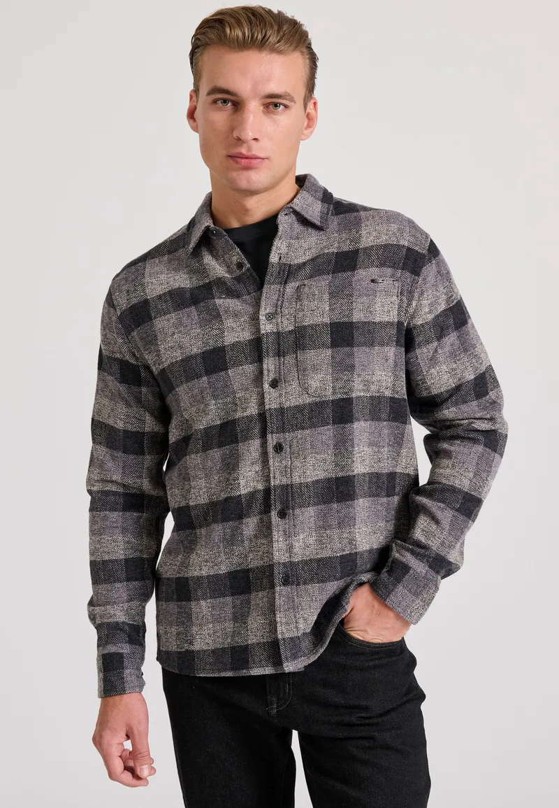 Overshirt flannel καρό πουκάμισο