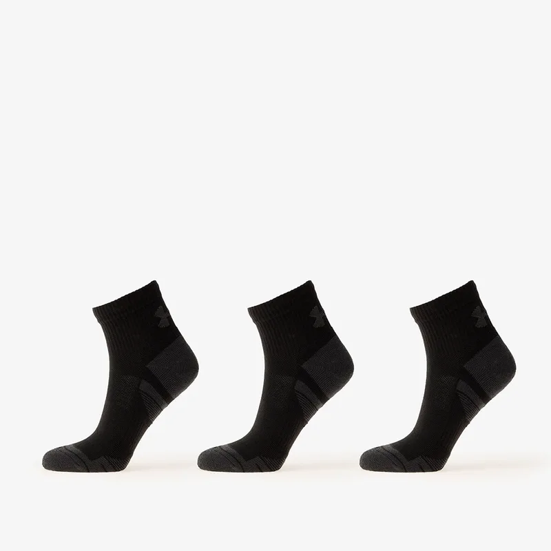 Under Armour Performance Tech 3-Pack Qtr Black M