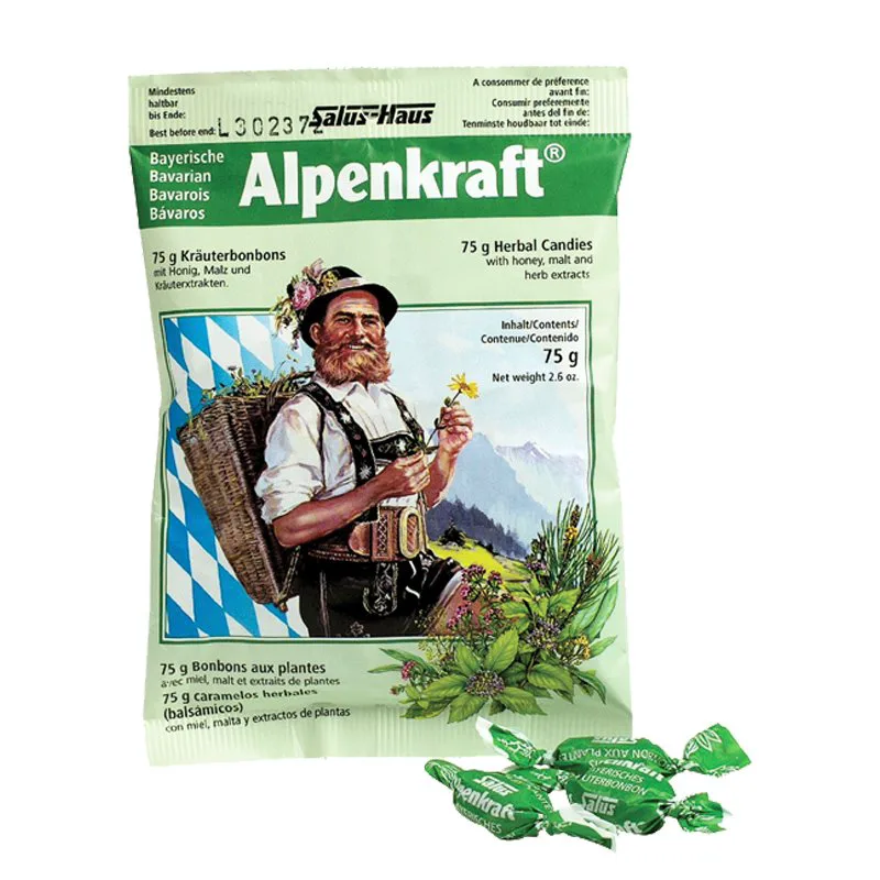 Power Health Alpenkraft Candies Μαλακώνουν Το Λαιμό Και Ηρεμούν Το Βήχα 75g