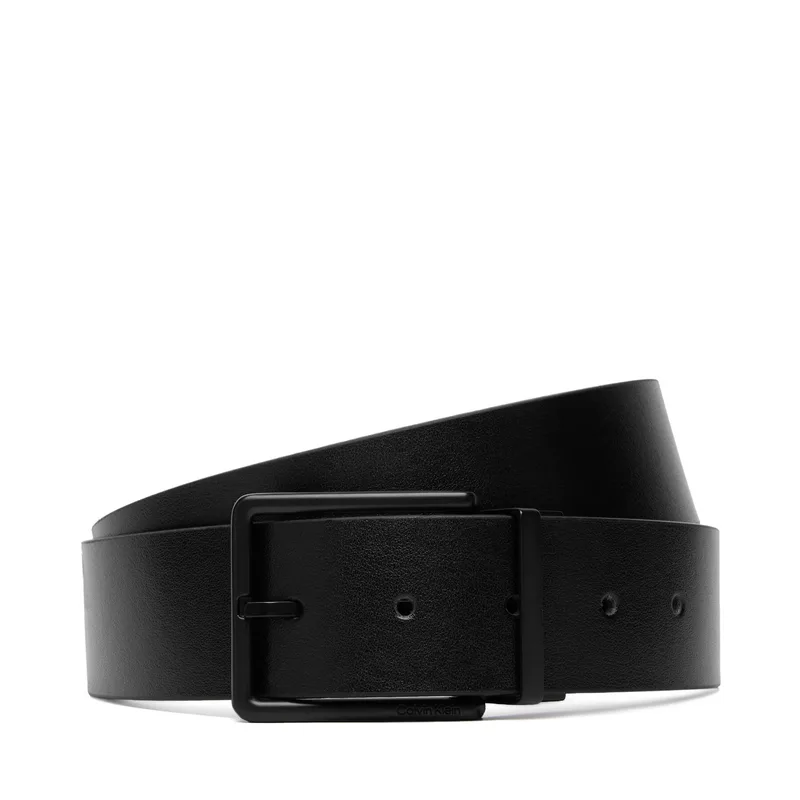 Ζώνη Ανδρική Calvin Klein Warmth Buckle Smooth 40Mm Adj/Re LV04D7118G Μαύρο