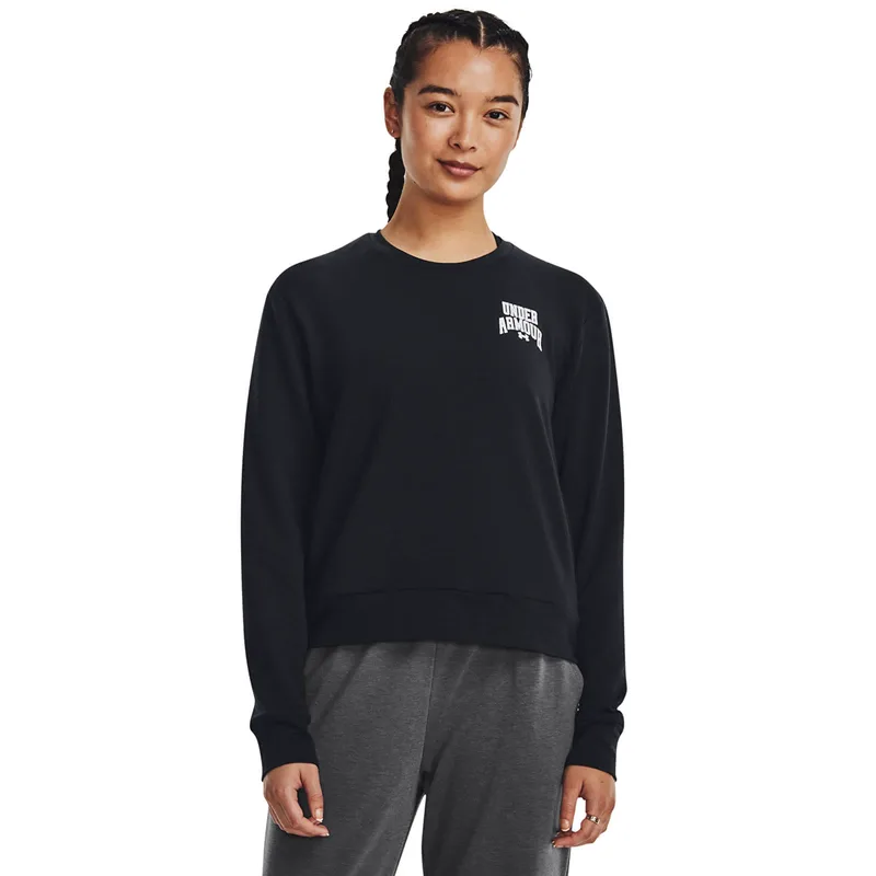 Φούτερ Under Armour Rival Terry Graphic Crew Black S