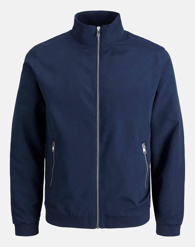 JACK&JONES JJERUSH HARRINGTON BOMBER NOOS 12204277-Navy Blazer NavyBlue