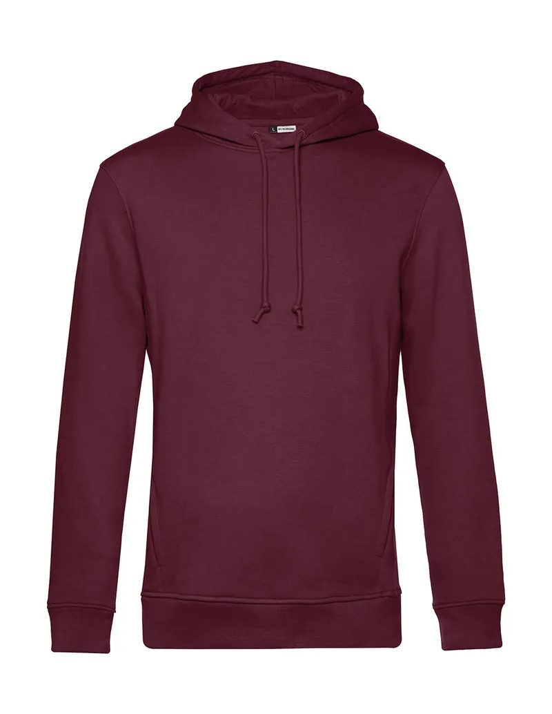 Organic Hoodie Φούτερ WU33B B & C Burgundy
