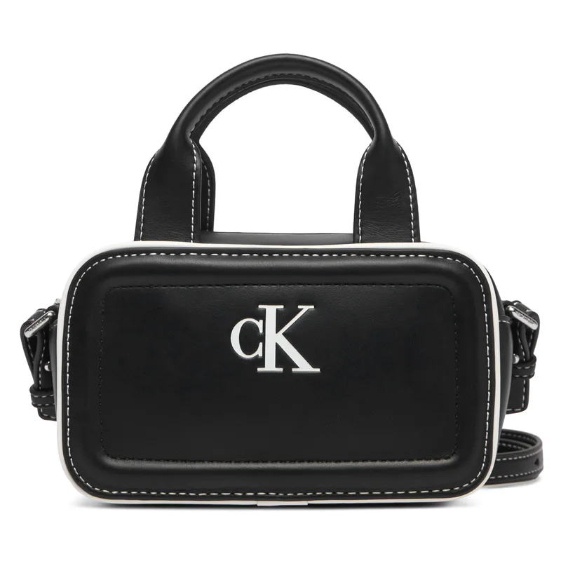 Τσάντα Calvin Klein Contrast Ck Mini Bauletto Bag LV04F1257G Μαύρο