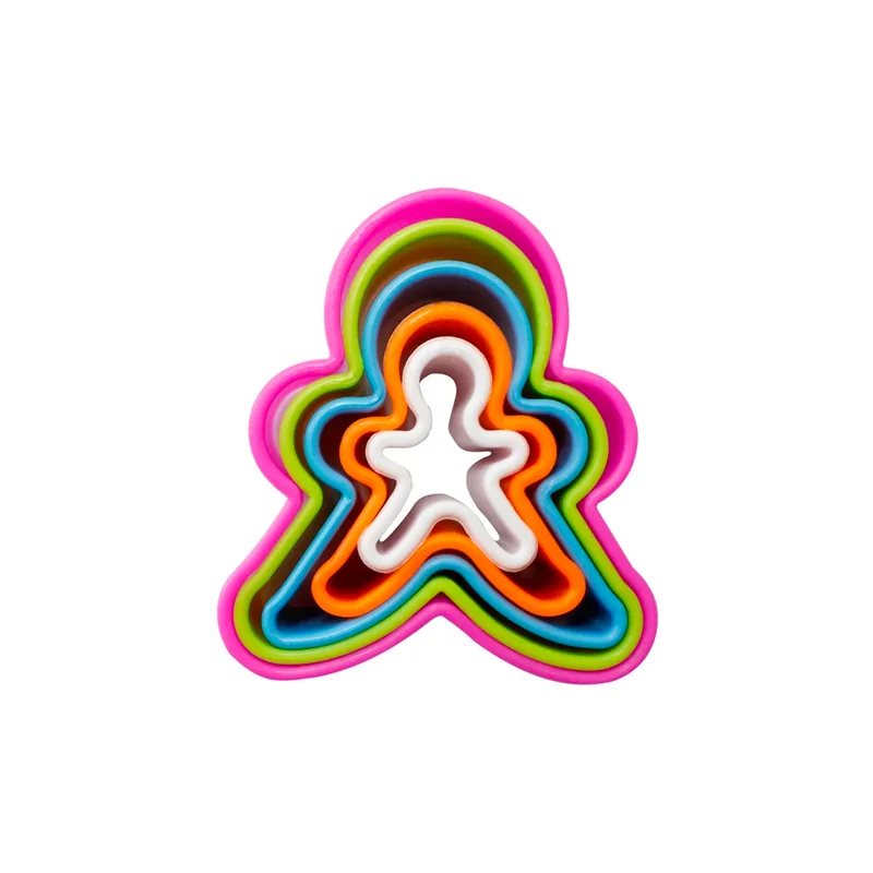Gingerbread Men cutters- plastic set of 5