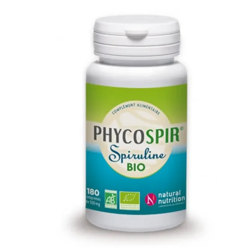 Natural Nutrition Spirulina Phycospir Bio 180 Tablets