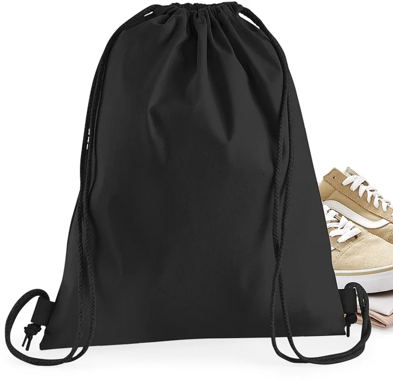 Βαμβακερός Σάκος Premium Gymsac W210 Westford Mill 200g/m² Black