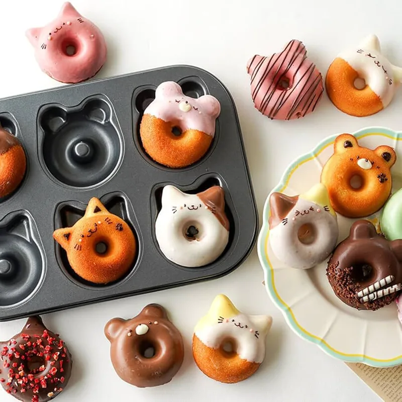 Ταψί-Φόρμα Donuts Ζωάκια