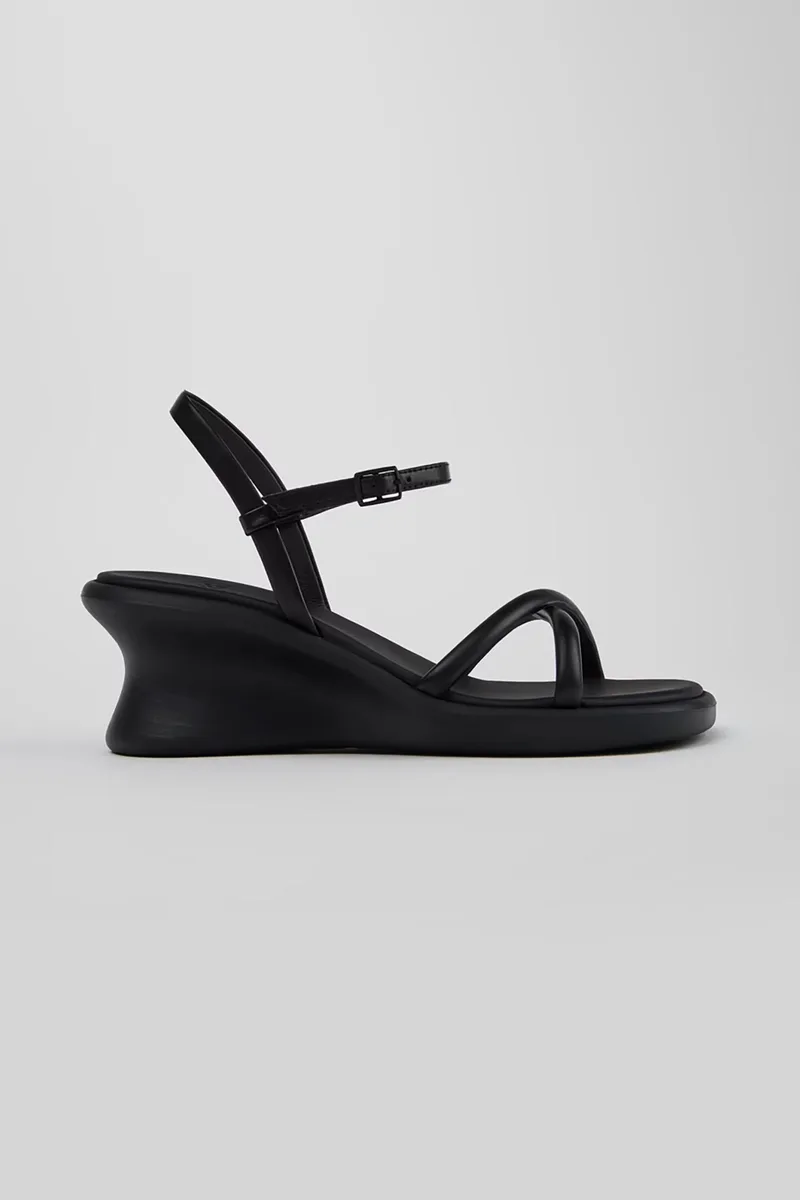 Camper γυναικεία δερμάτινα πέδιλα "Louise Sandal" - K201916-001 Μαύρο