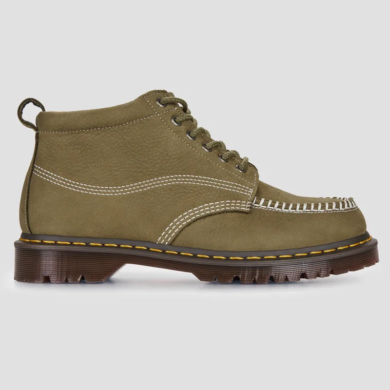 Μπότες Dr. Martens Lowell Chukka DMs Olive Milled Nubuck WP