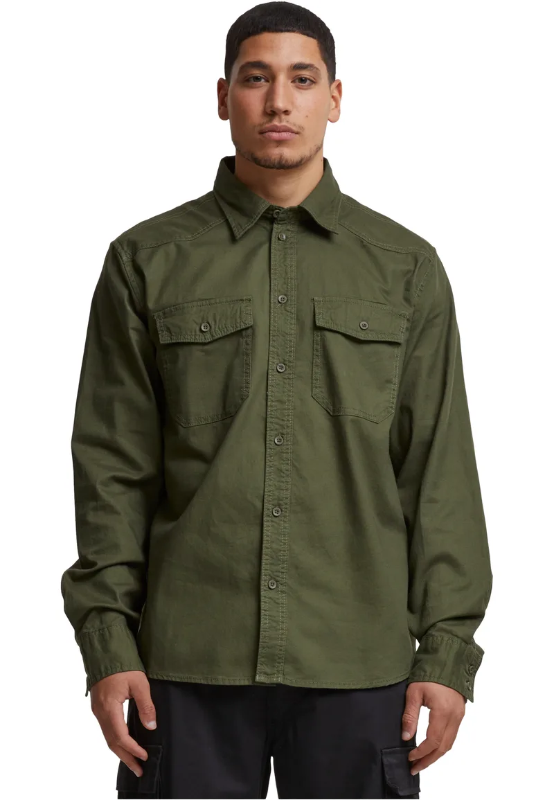 Φανελένιο Πουκάμισο BD4030-00176 Brandit Olive