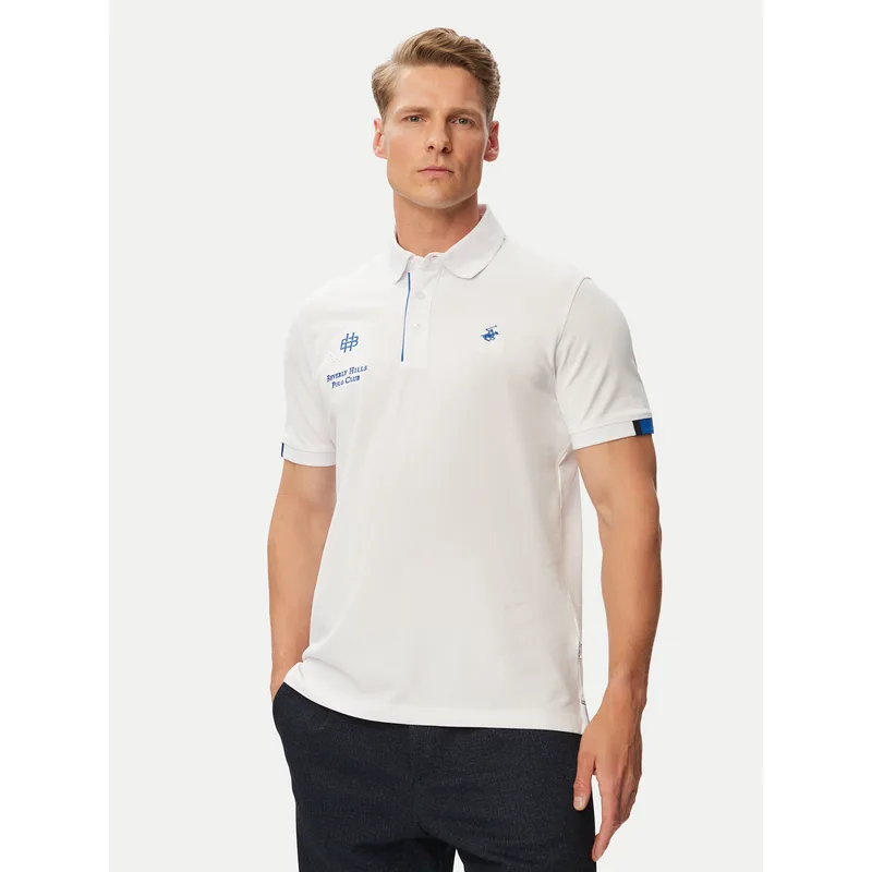 Beverly Hills Polo Club Polo P-SS26M-P2770 Λευκό Regular Fit