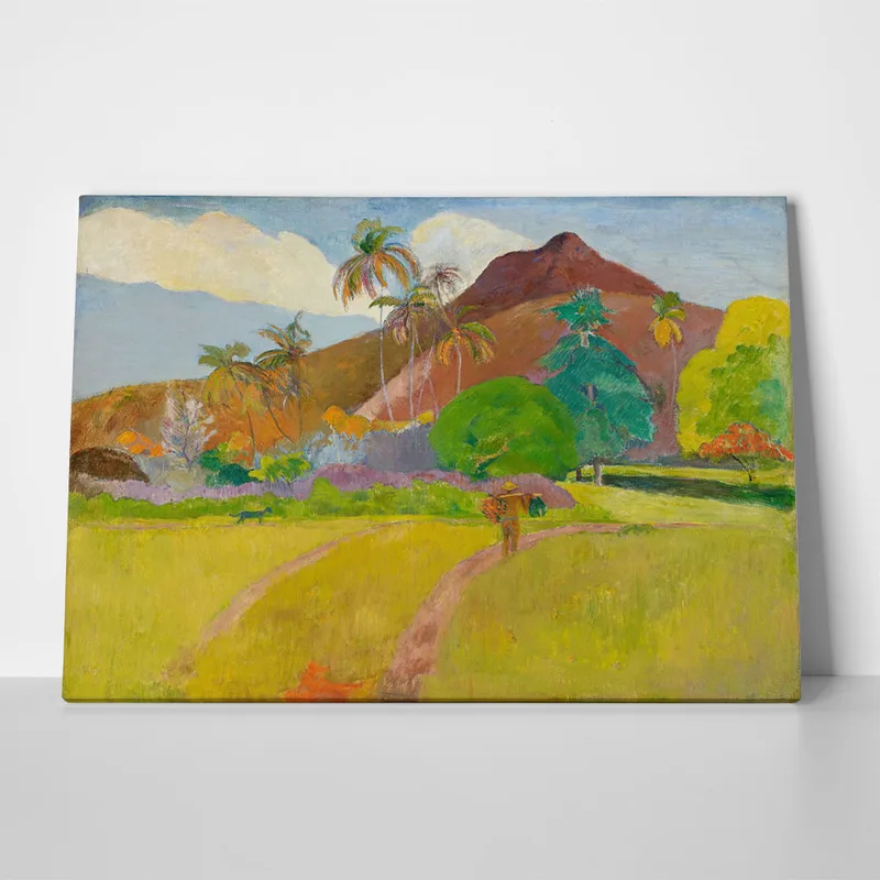 Πινακας σε καμβά PAUL GAUGUIN - TAHITIAN LANDSCAPE