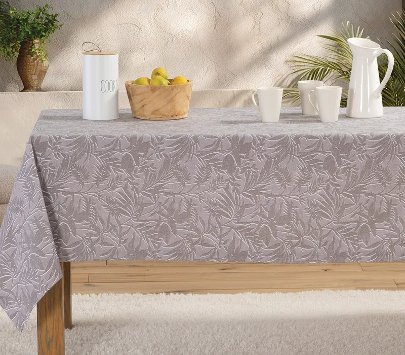 Τραπεζομάντηλο Αλέκιαστο Nef-Nef Dazier Grey 140x180