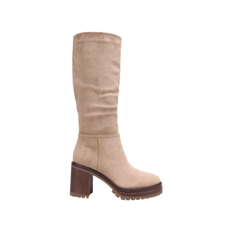 Μπότες με τακούνι La Modeuse 76376_P180884