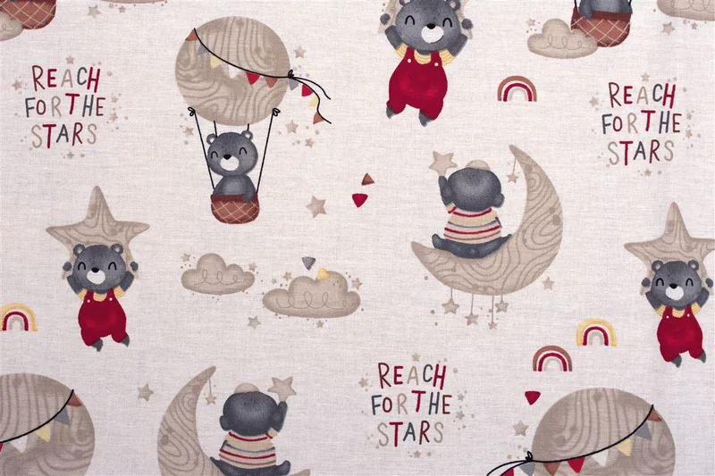 ΣΕΝΤΟΝΑΚΙ ΛΙΚΝΟΥ bebe Reach the stars 190 80Χ110 Μπεζ Cotton 100%