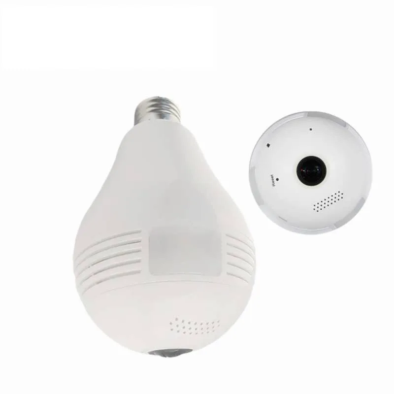 Fish Eye IP WiFi Πανοραμική Λάμπα Κάμερα – OEM V380