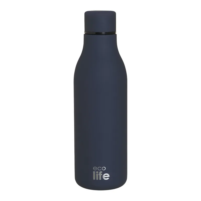 EcoLife Θερμός Μεταλλικό Ανοξείδωτο Midnight Blue 550ml