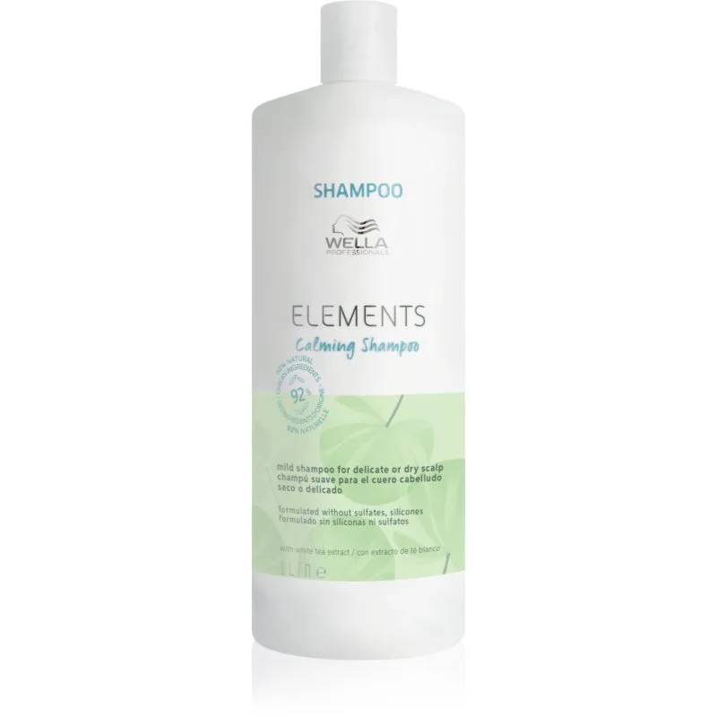 Wella Professionals Elements Calming καταπραϋντικό σαμπουάν για ευαίσθητο δέρμα της κεφαλής 1000 ml