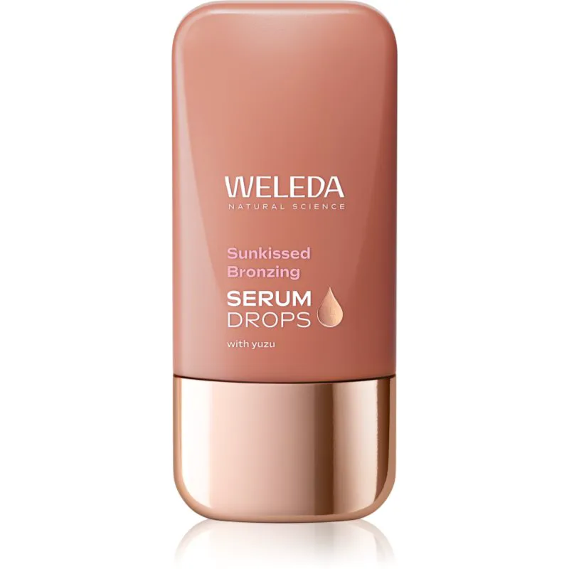 Weleda Serum Drops Sunkissed Bronzing ενυδατικός ορός προσώπου με επίδραση στο ελαφρύ μαύρισμα 30 ml