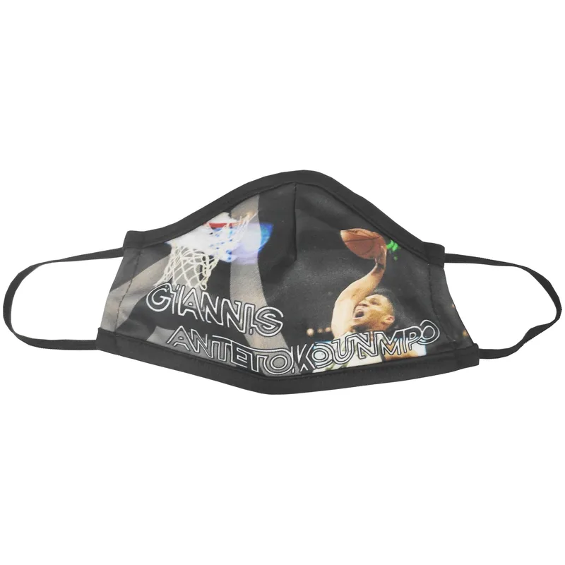 Multi Purpose Fabric Protective Mask for Children Υφασμάτινη Μάσκα Προστασίας Πολλαπλών Χρήσεων για Παιδιά σε Διάφορα Σχέδια & Χρώματα 1 Τεμάχιο - Antetokounmpo