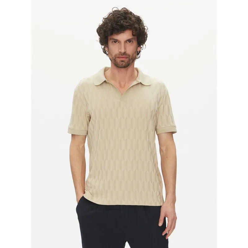 Marciano Guess Polo 5GHP03 6326A Μπεζ Regular Fit