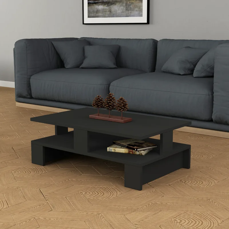 Τραπέζι Σαλονιού Mansu - Anthracite 855Dte2824 (80x27,5x50)