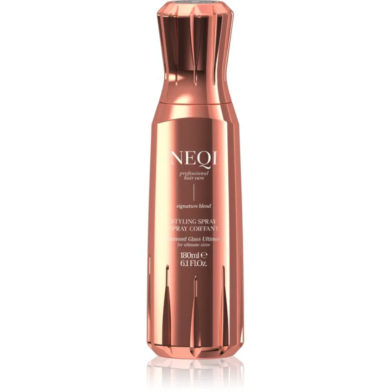 NEQI Diamond Glass Ultimate Styling spray στάιλινγκ σπρέι για την αντιμετώπιση του κρεπαρίσματος μαλλιών 180 ml