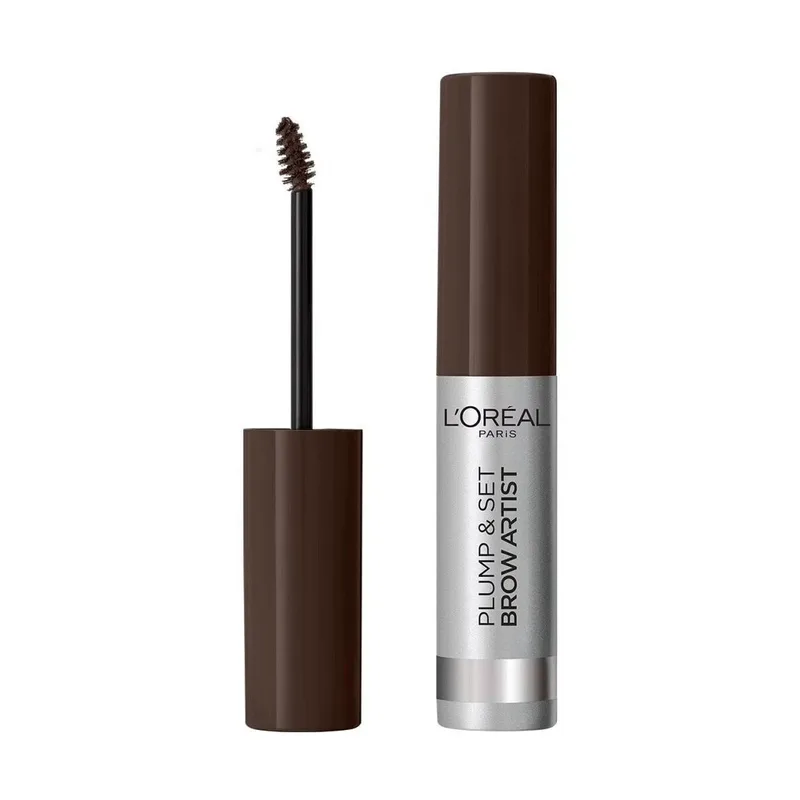 Μάσκαρες για ψεύτικες βλεφαρίδες L'oréal Brow Artist Plump Set Eyebrow Mascara - 108 Dark Brun