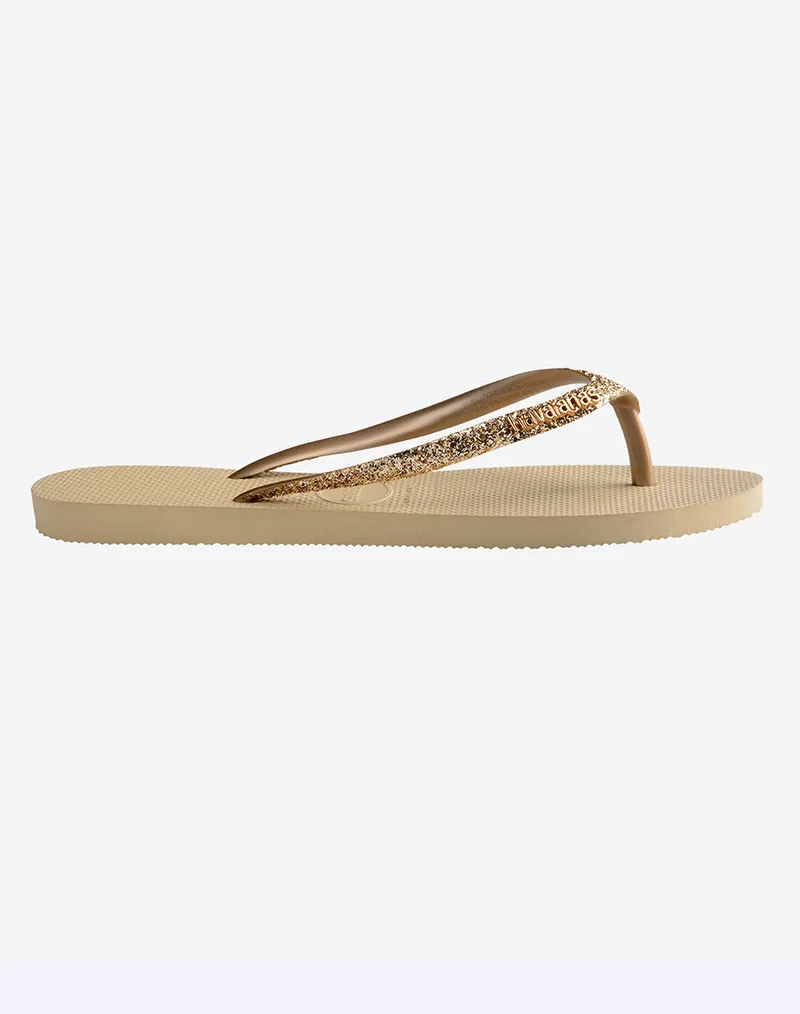 HAVAIANAS HAV. SLIM GLITTER II 4146975-00154 Biege
