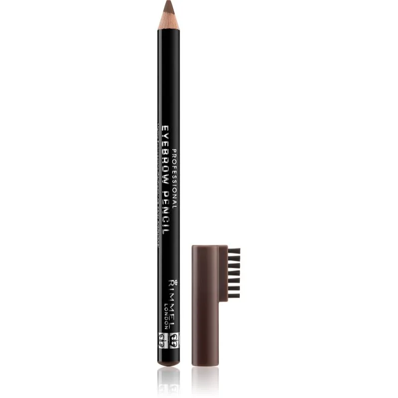 Rimmel Professional μολύβι για τα φρύδια απόχρωση 001 Dark Brown 1.4 γρ