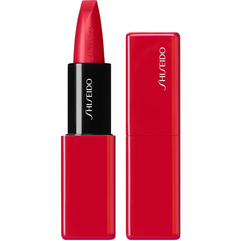 Shiseido Makeup Technosatin gel lipstick σατέν κραγιόν απόχρωση 416 Red Shift 4 γρ