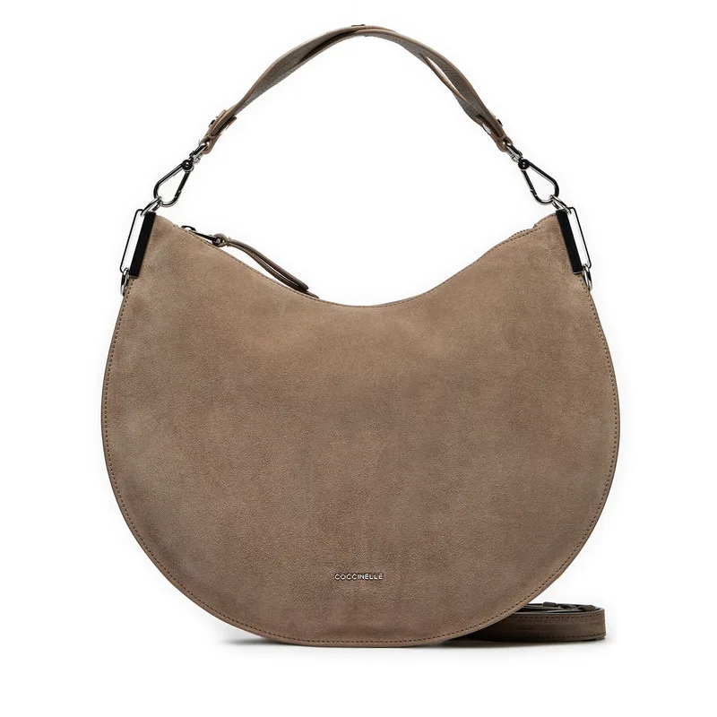 Τσάντα Coccinelle QKG Coccinellesunup Suede E1 QKG 13 01 01 Μπεζ