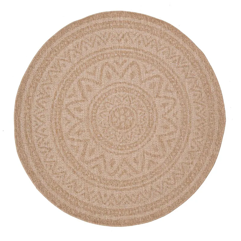 Στρογγυλό Χαλί Καλοκαιρινό (Φ200) Royal Carpet Avanos 8871 White