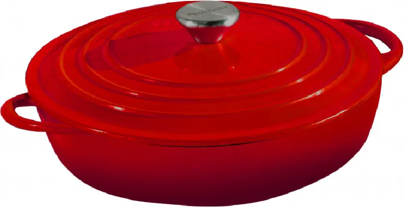 Brandani Κατσαρόλα - Γάστρα Από Μαντέμι 30cm Red