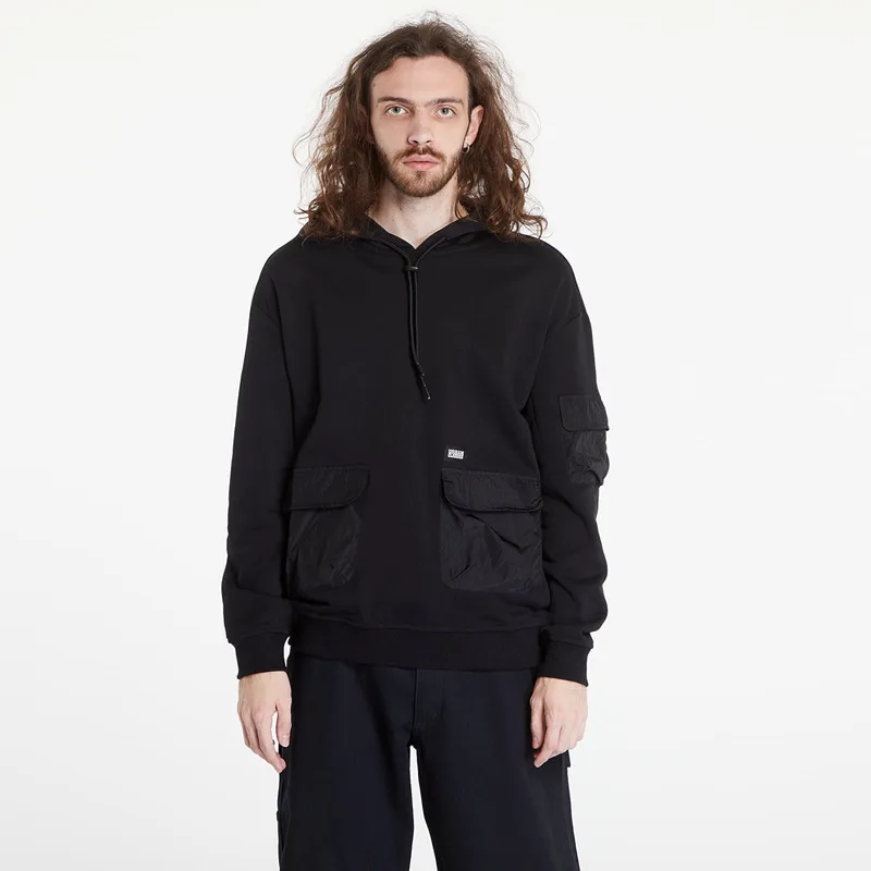 Φούτερ Urban Classics Commuter Hoody Black L