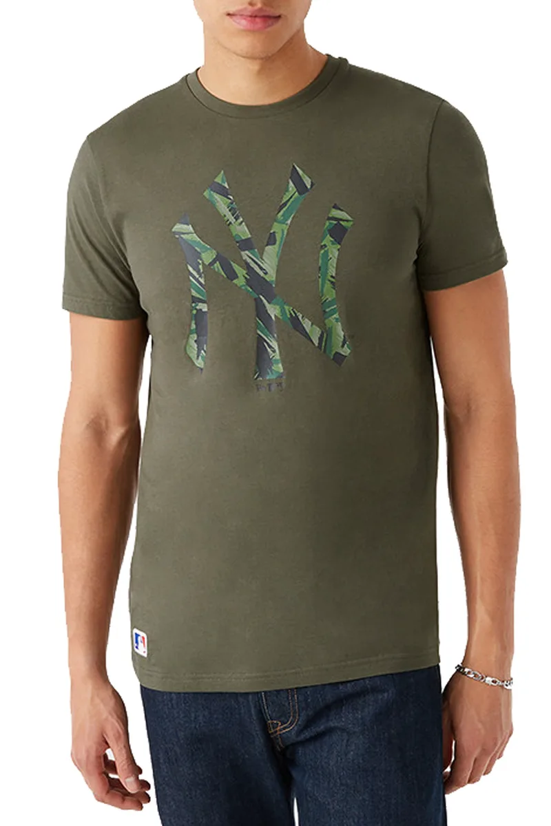 Μπλούζα Κοντομάνικη New Era Mlb Camo Infill Neyyan 12827250-310 Ανδρικό